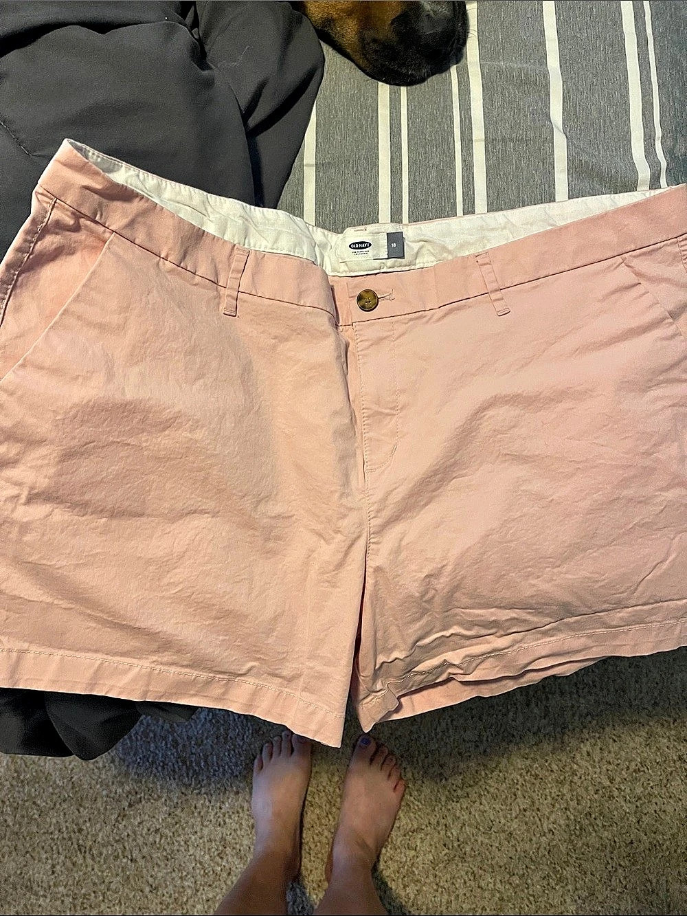 Old Navy Pink High Waist Shorts Size 18